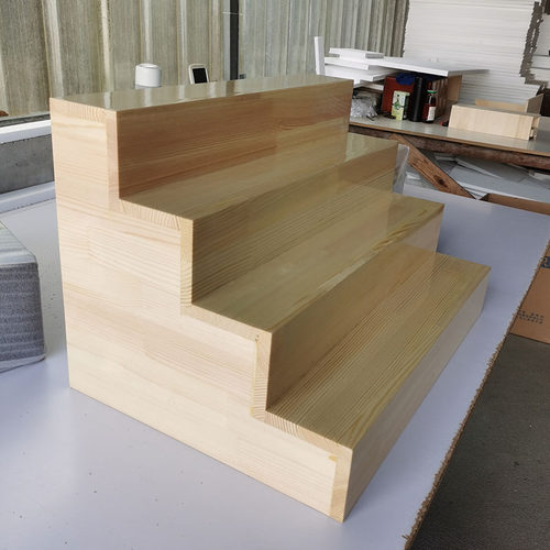 定制直播展示架台阶梯置物架