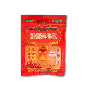 贵州特产蔡小龙辣椒面烧烤烙锅辣椒特产麻辣蔡小龙拉丝封口500g