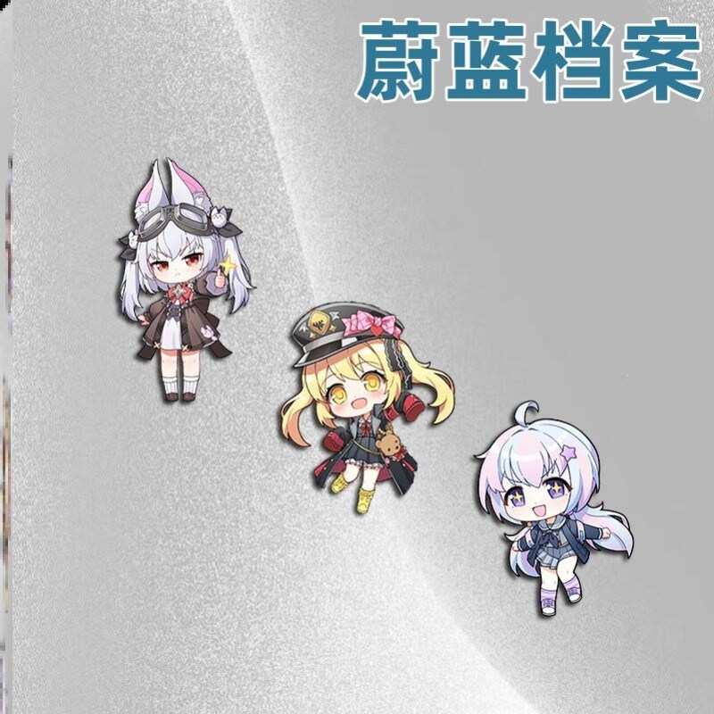 蔚蓝档案周边胸针宇泽玲纱伊吹诺诺可爱笔袋别针装饰学生书包挂件