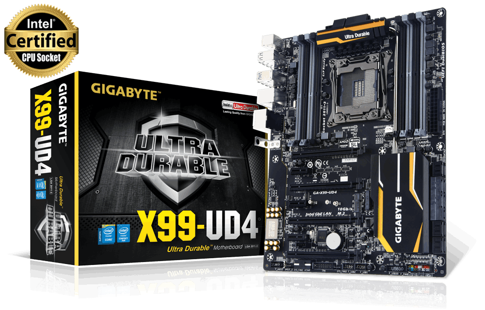 Gigabyte/技嘉 X99-UD4 DDR4 X99主板 2011-3 6950X 6850K 6900K