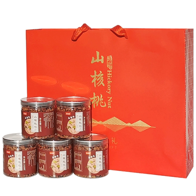 26年新货临安山核桃仁礼盒装小核桃仁肉罐装大礼包送礼品高档年货