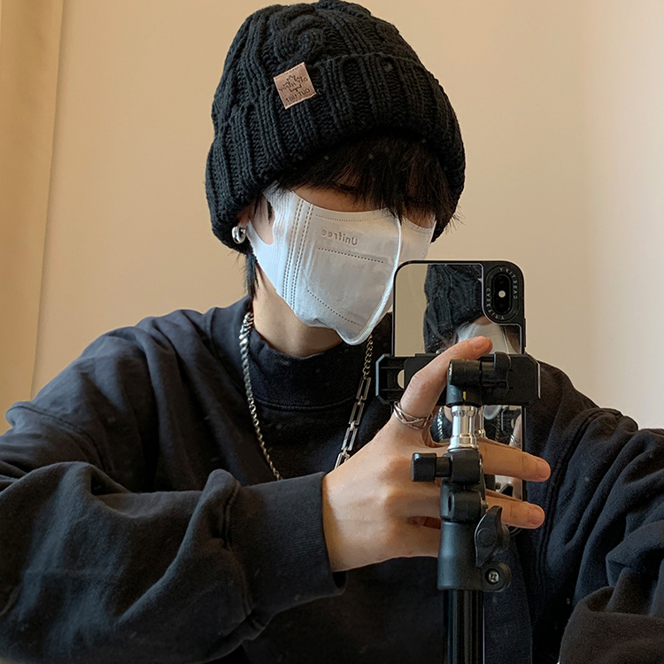 冬季男款针织帽保暖保暖