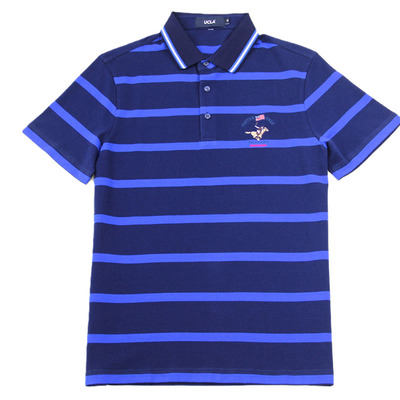 UCLA2022新品短袖polo休闲翻领T