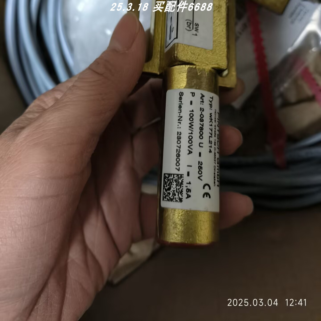 Tiefenbach磁性开关WK177L214