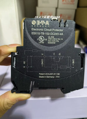ETA ESX10-TB-102-DC24V-4A断路器ESX10-TB-101-DC24V-12A