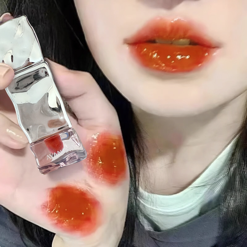 纯欲镜面唇釉镜面水光口红唇釉不易掉色不沾杯持久玻璃唇蜜女彩妆