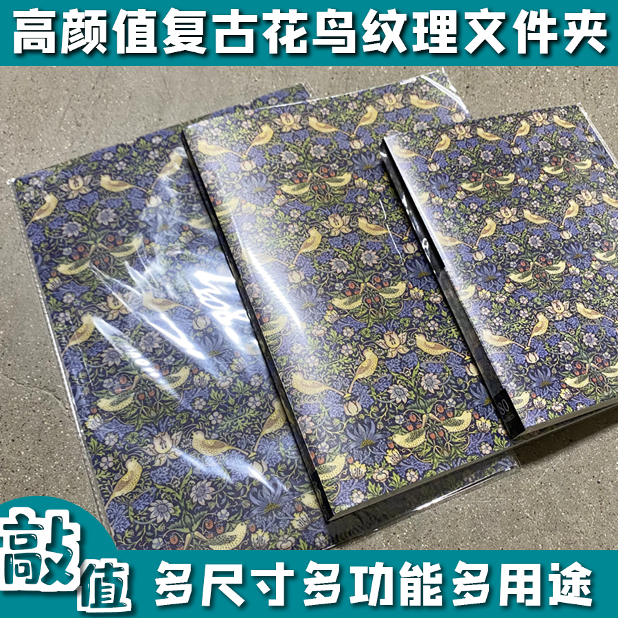 A4文件夹资料册透明插页档案袋