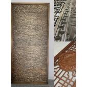 铝板雕刻屏风浮雕祥云牌匾彷古铜金属雕花镂空花格不锈钢定制铜雕