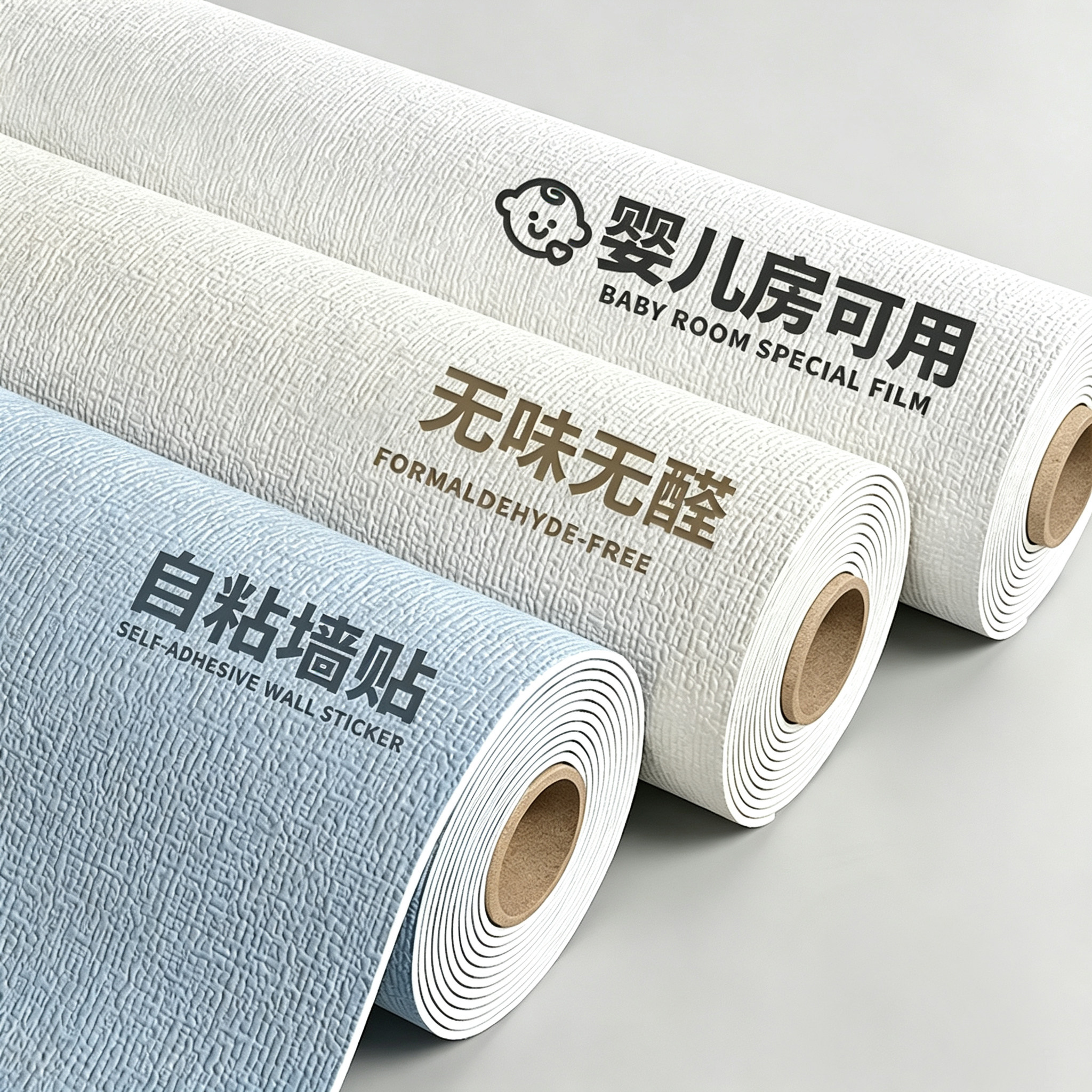 掉灰墙专用墙纸自粘防水防潮墙贴墙面壁纸遮丑装饰墙壁贴纸家用