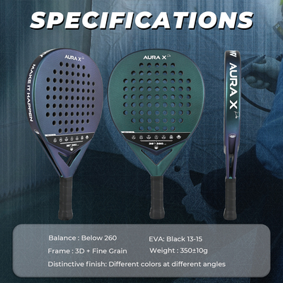 Padel全碳纤维入门板式网球拍