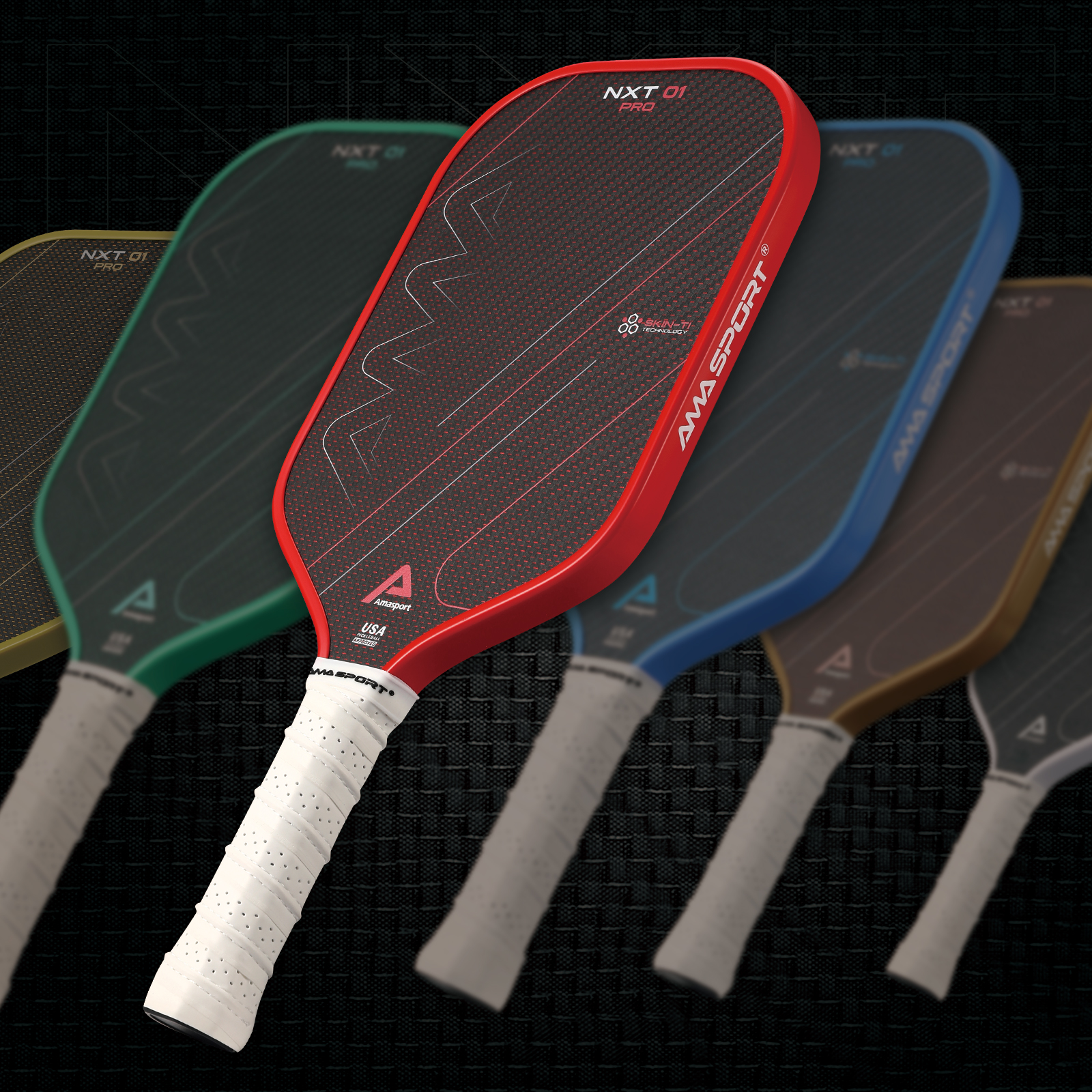 AMASPORTPickleball球拍专业比赛拍东丽T700碳纤维匹克球拍阿迈世