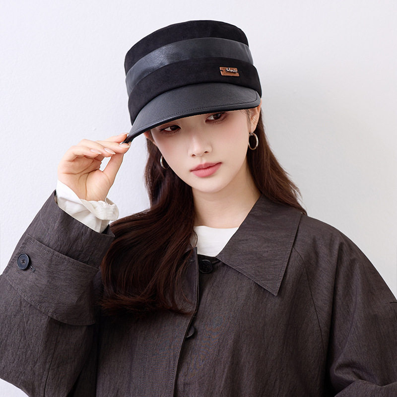 韩系轻奢海军帽女款网红帽子显脸