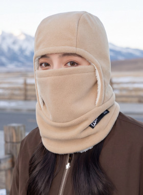 保暖套头帽子男女秋冬户外防寒护
