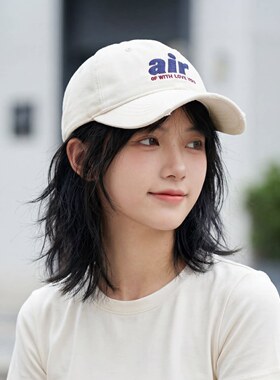 韩版字母air刺绣棒球帽潮男女街