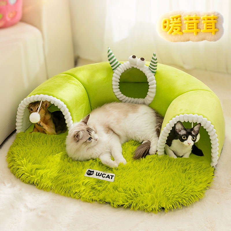 猫咪睡窝可拆洗自嗨解闷猫隧道