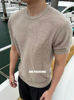 DieFassung老钱新贵静奢桑蚕丝羊毛针织衫日常通勤纯色上衣