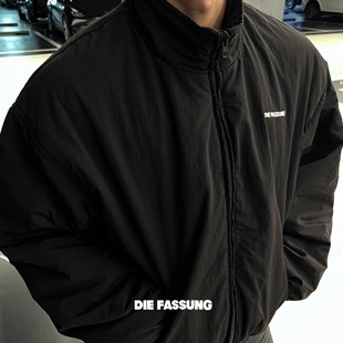 DieFassung尼龙三防教练棉服夹克刺绣保暖外套显腿长短款宽松上衣