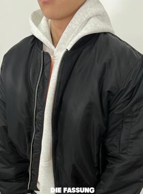 DieFassung复古宽松Bomber空军夹克工装短款宽松廓形MA1飞行服