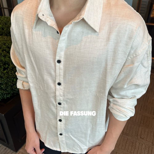 DieFassung老钱风亚麻天丝衬衫