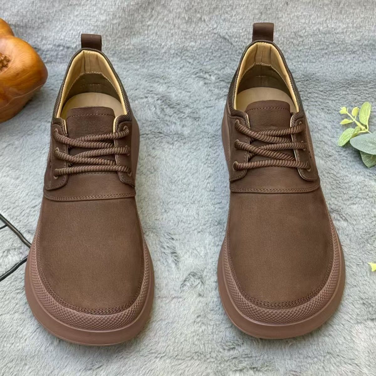 D.99男鞋休闲皮鞋低跟百搭舒适轻便芒果鞋时尚潮流磨砂复古痞帅鞋,流行男鞋,休闲皮鞋,淘宝优惠券,粉丝福利购,淘宝优惠卷