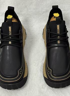 D99欧洲站男士一脚蹬休闲运动鞋时尚潮流百搭舒适男士驾车鞋透气