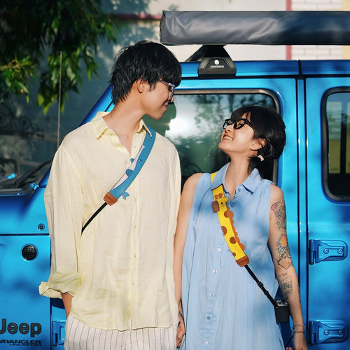 燕子新品长颈鹿鲸鱼减压相机背带