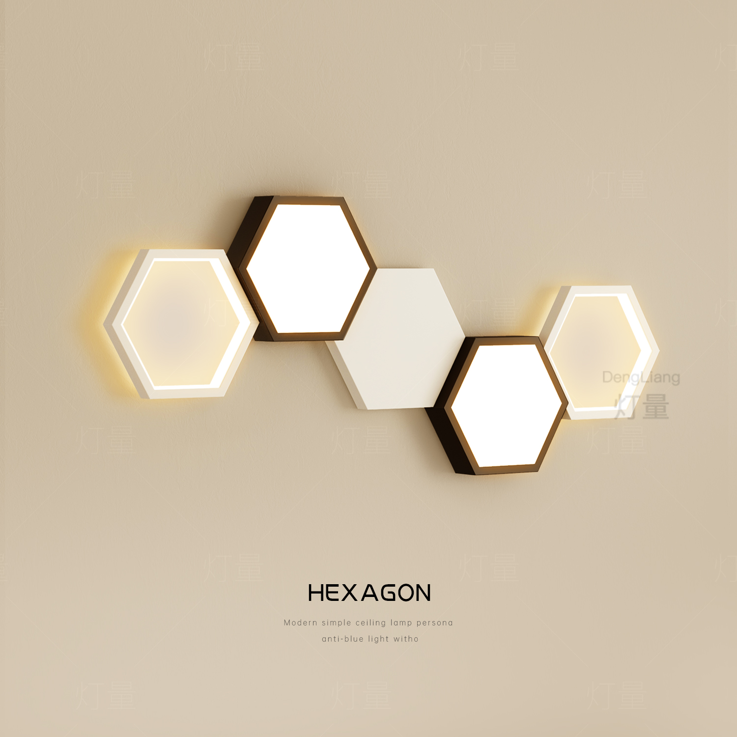 创意led壁灯床头灯卧室中山灯具