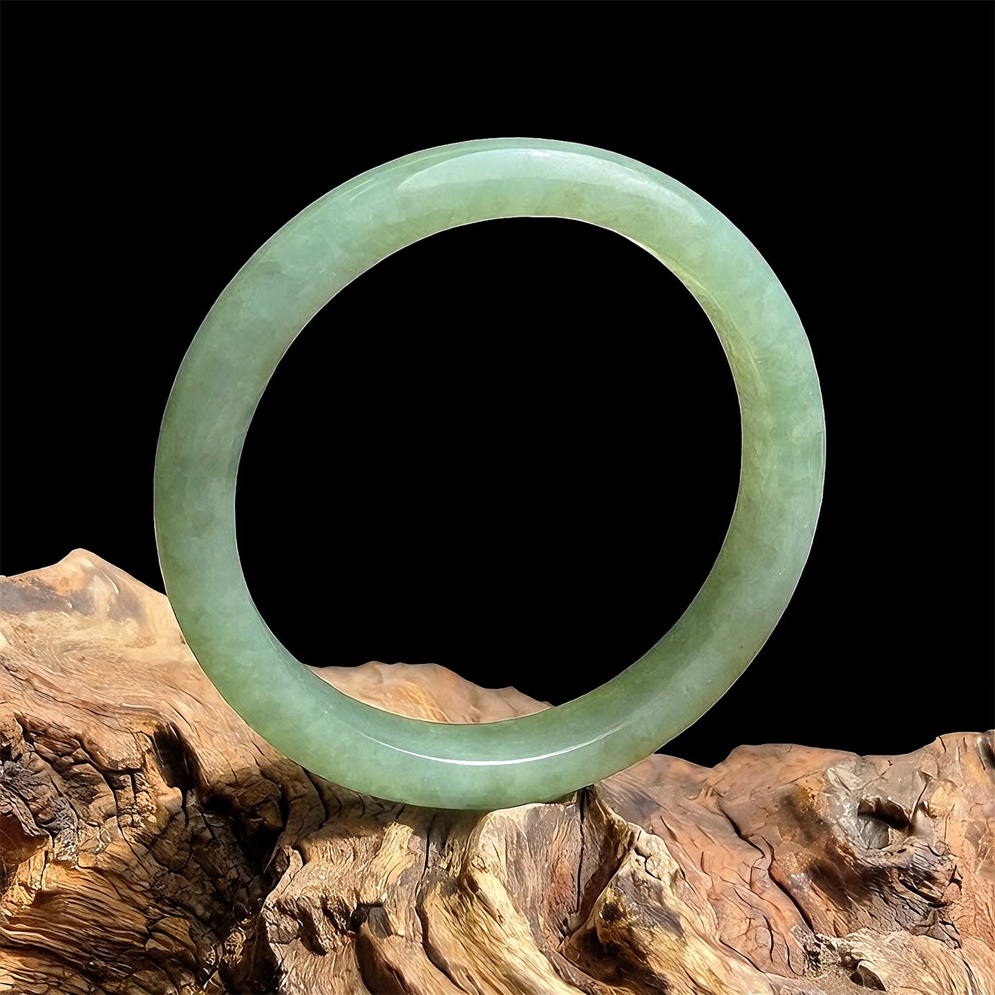 【元旦献礼】七彩云南缅甸A货天然翡翠糯冰种湖水绿翡翠手镯,珠宝/钻石/翡翠,手镯,淘宝优惠券,粉丝福利购,淘宝优惠卷