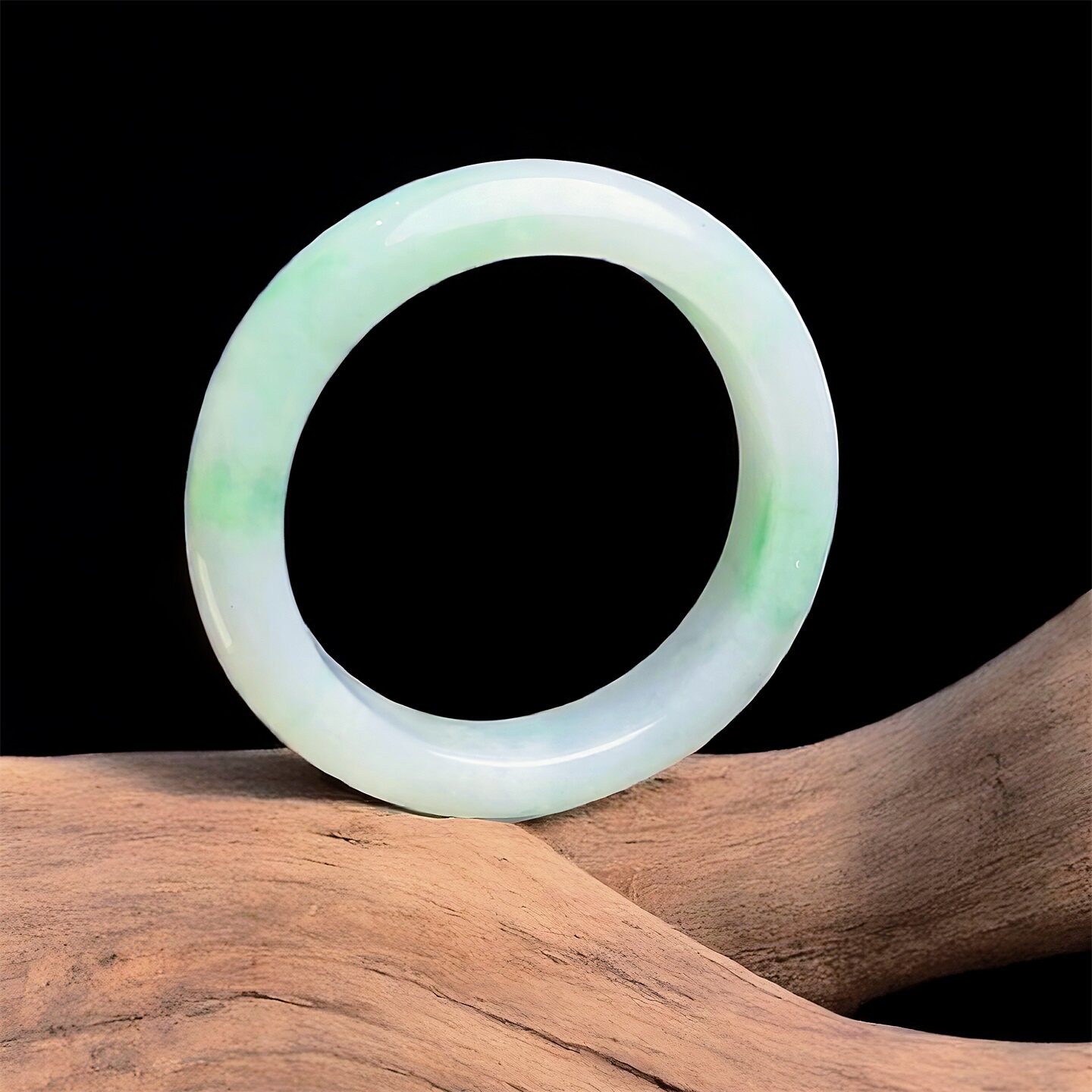 【元旦】七彩云南天然翡翠手镯