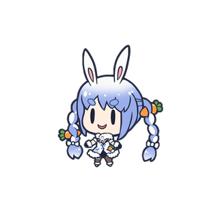 Hololive白上吹雪兔田佩克拉动漫二次元汽车贴纸卡通萌娘车身贴画