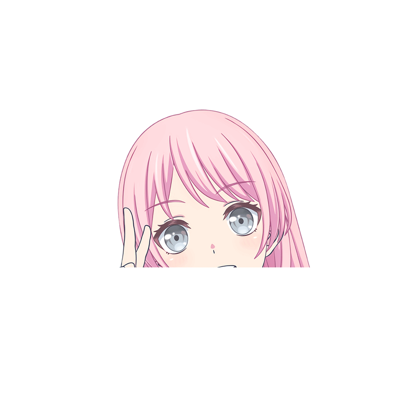 高松灯千早爱音车身三角窗创意贴