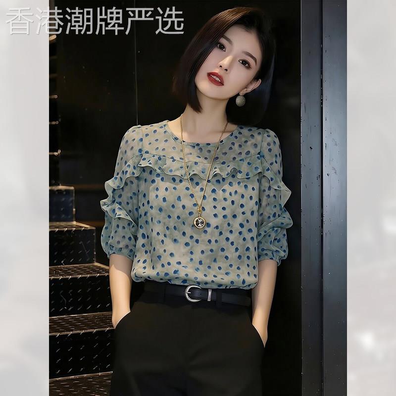 气质休闲碎花显瘦短袖衬衫女装夏季2026年新款漂亮小衫独特设计感