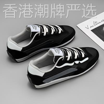 潮牌阿甘男鞋2026夏季新款休闲运动帆布板鞋懒人一脚蹬轻便豆豆鞋