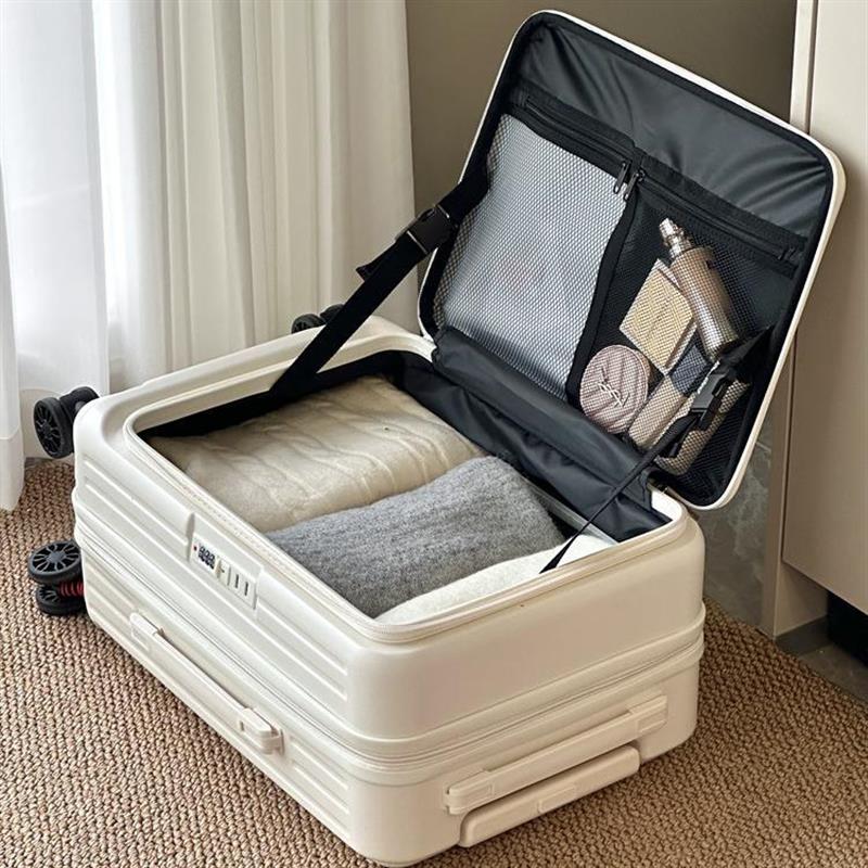 侧开行李箱2025新款可扩展拉杆箱20寸28旅行登机箱子24大容量男女