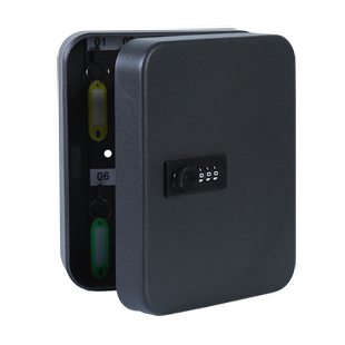 密码锁钥匙箱壁挂式房产中介物业家用汽车钥匙柜48位收纳管理盒子