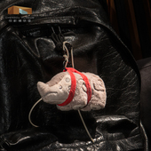 成都博物馆 博物馆文创纪念品新年礼物 石犀毛绒小玩偶挂件钥匙扣