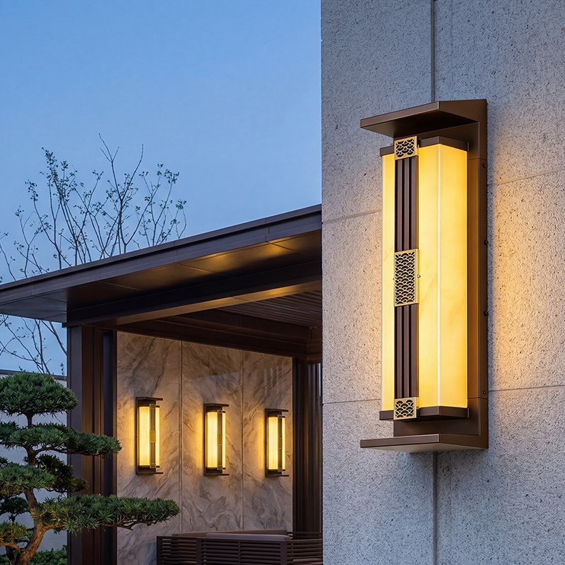 太阳能壁灯户外防水庭院别墅外墙花园家门口室外壁挂式装饰照明灯