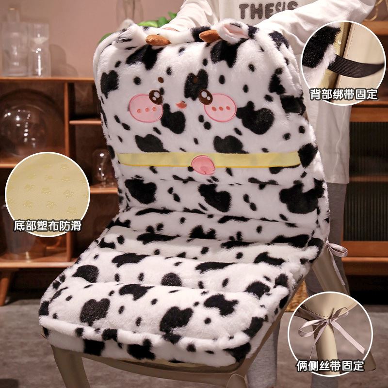 加热坐垫办公室座椅加热垫靠背一体上班久坐神器护腰椅子垫屁垫冬