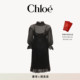 全款 新款 预定 Chloe蔻依 26春季 卢勒克斯针织泡泡袖 迷你裙