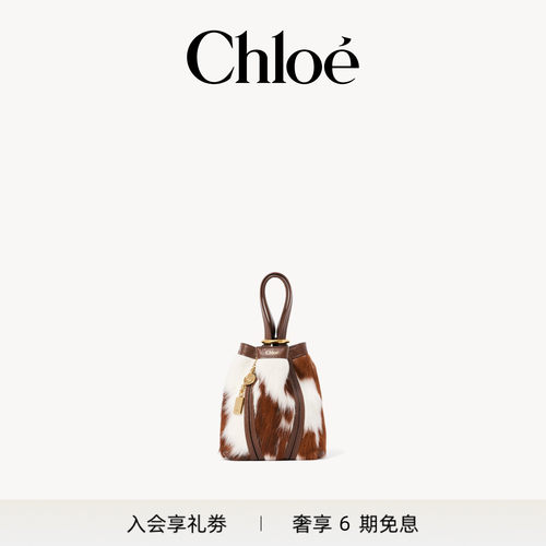 【新品】Chloe蔻依 2026冬季新品小号SPIN带毛牛皮托特包