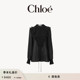 荷叶边真丝雪纺罩衫 Chloe蔻依 全款 预定