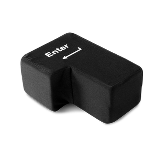 【黑色】回车键解压超大enter键发泄减压usb电脑机械键盘出气客服