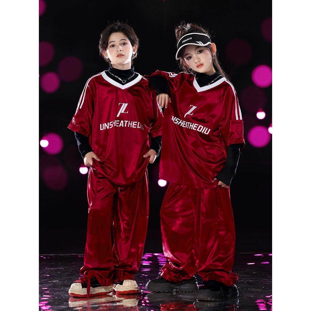 儿瞳元旦街舞潮服hiphop嘻哈潮牌男女孩爵士舞演出服架子鼓表演服,童装/婴儿装/亲子装,儿童演出服,淘宝优惠券,粉丝福利购,淘宝优惠卷