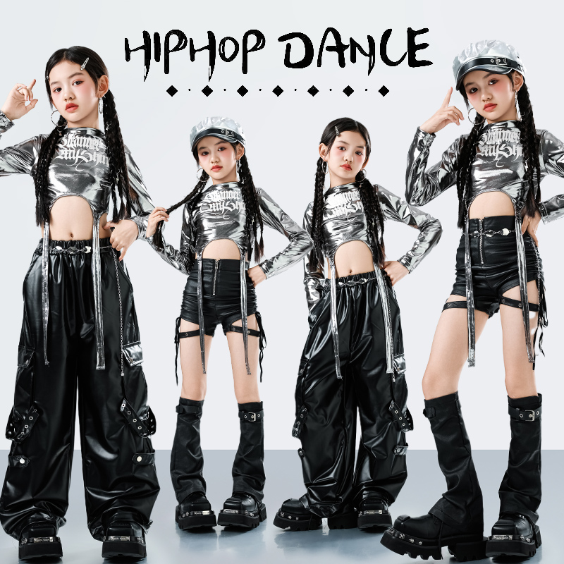 爵士舞女童服装时髦儿T台