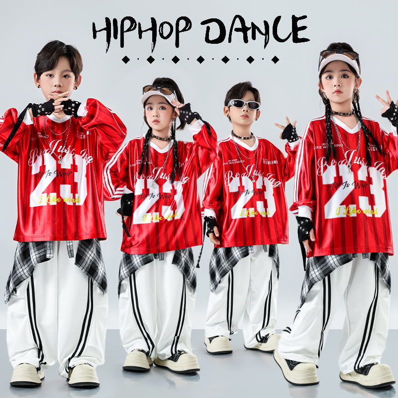 街舞儿童潮服少装hipo炸男