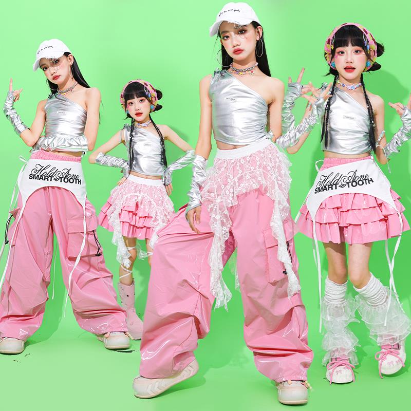 女童jaz爵士舞演出服少儿