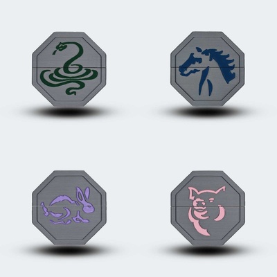 适用于适用漫步者x5pro耳机保护套硬壳塑料防摔符咒漫步者z3pro耳机保护套