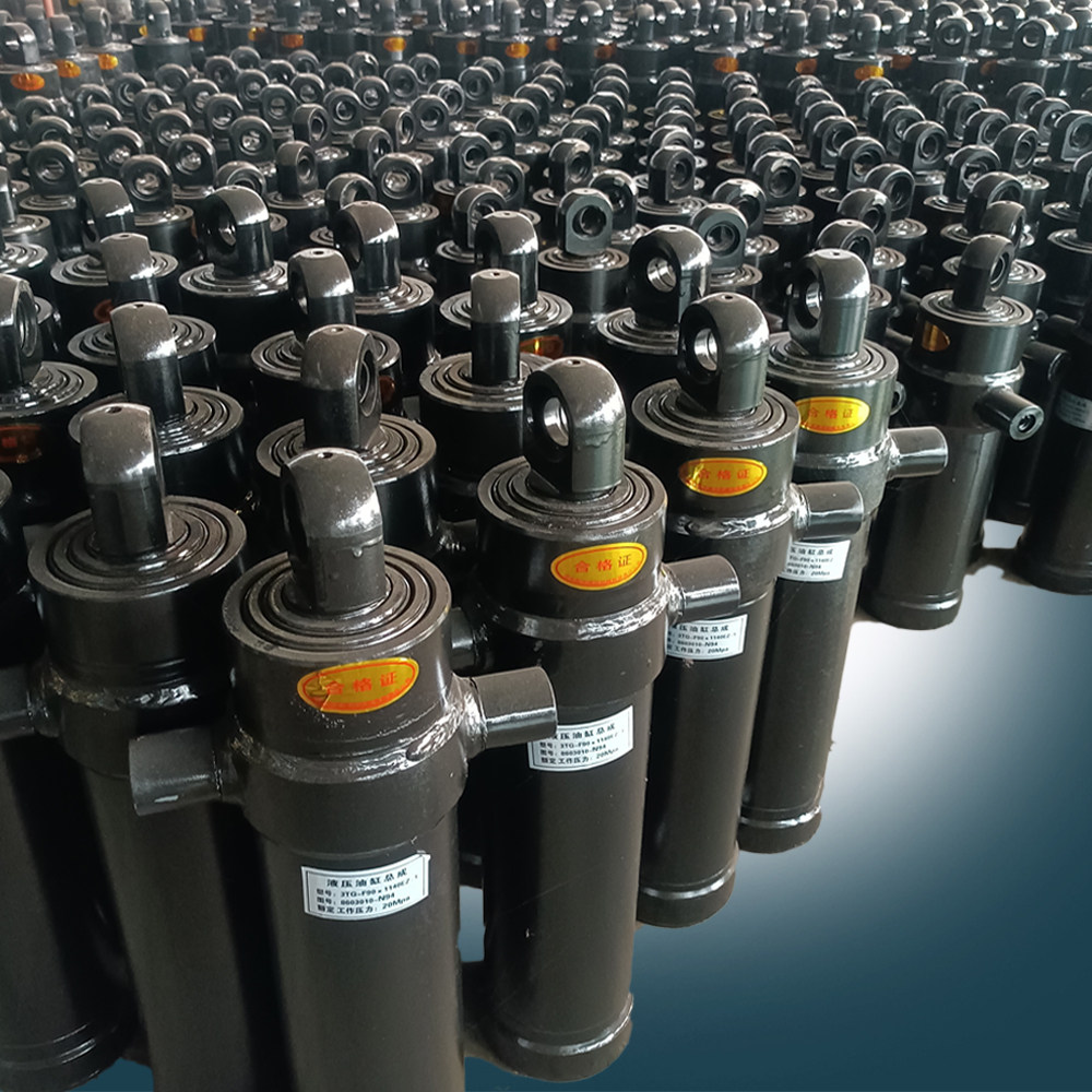 奥驰1800轻卡双顶自卸汽车中顶液压缸重载翻斗货车中置油缸