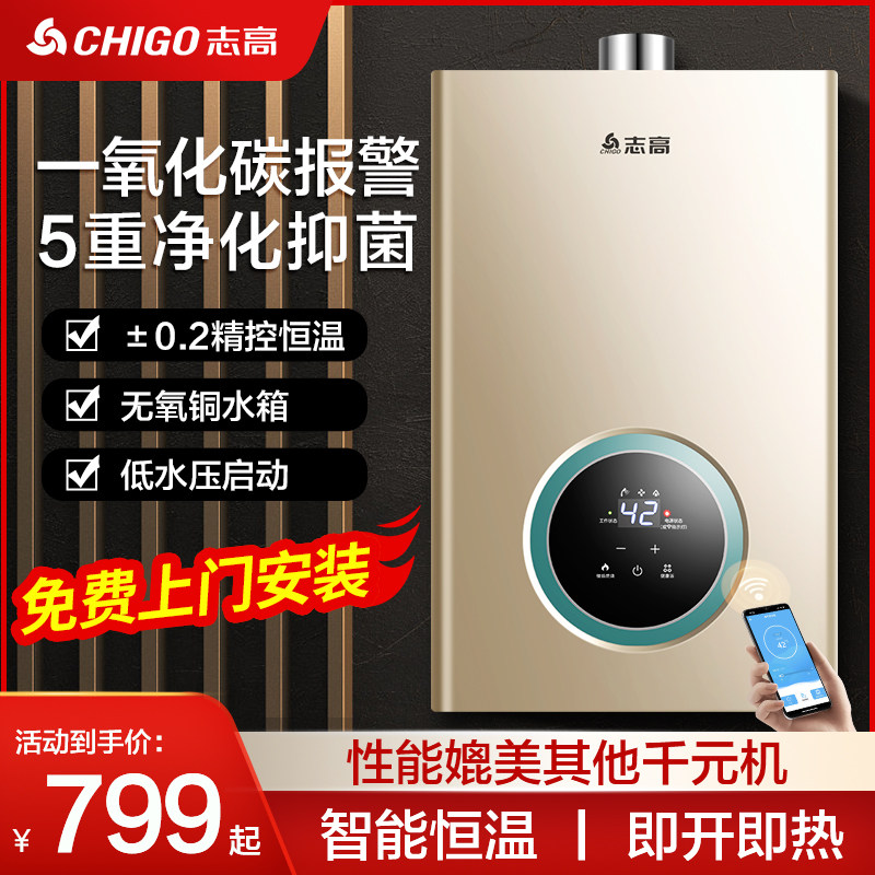 志高燃气热水器家用天然气恒温