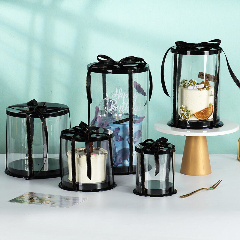 圆形蛋糕盒透明2寸3寸4寸加高双层生日蛋糕盒慕斯西点烘焙包装盒,厨房/烹饪用具,点心包装盒/包装袋,淘宝优惠券,粉丝福利购,淘宝优惠卷